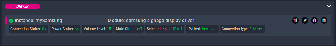 A computer screen displays a menu with options for Samsung modules and a list of connections.

AI generated content