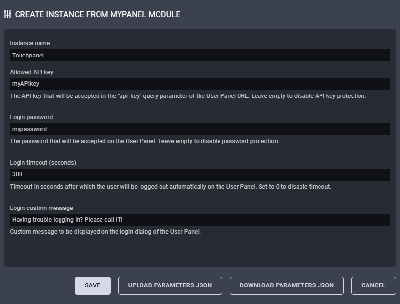 A screen displaying a program with a message that reads "3 Create Instance from Panel Module".

AI generated content