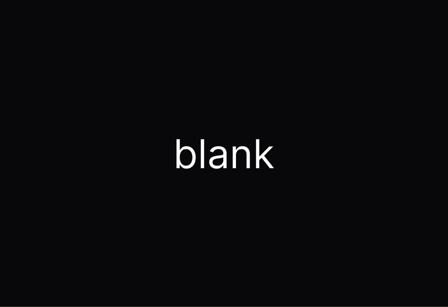 A black background with the word "blank" written in white.

AI generated content