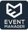 A logo for an event manager.

AI generated content