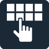 A blue square with a white hand pointing upwards.

AI generated content