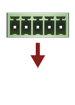 A red arrow pointing down is on a white background.

AI generated content