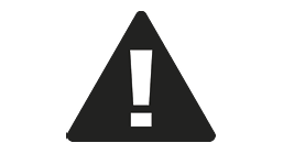 A black and white image of a triangle with a white exclamation mark inside.

AI generated content
