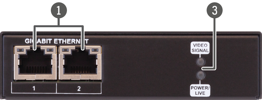 A black box with two ports labeled "Ethernet" on the front.

AI generated content