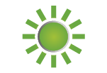 A green square with a light shining on it.

AI generated content