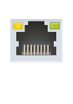 A black and white image of a hole with a yellow button on the side.

AI generated content