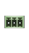 Three green squares with white circles in the middle.

AI generated content