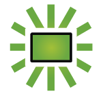 A green and black sun design.

AI generated content