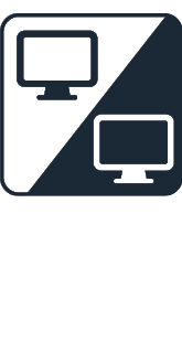 Two computer monitors are shown side by side.

AI generated content