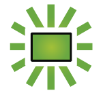 A green and black sun design.

AI generated content