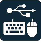 A computer mouse and keyboard are shown in a blue square.

AI generated content