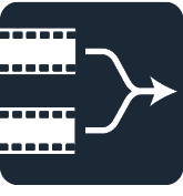 A picture of a film reel with a line going through it.

AI generated content