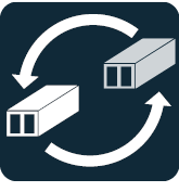 A blue circle with two white boxes inside.

AI generated content