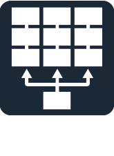 A blue square with a white box in the middle and three arrows pointing out.

AI generated content