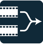 A picture of a film reel with a line going through it.

AI generated content