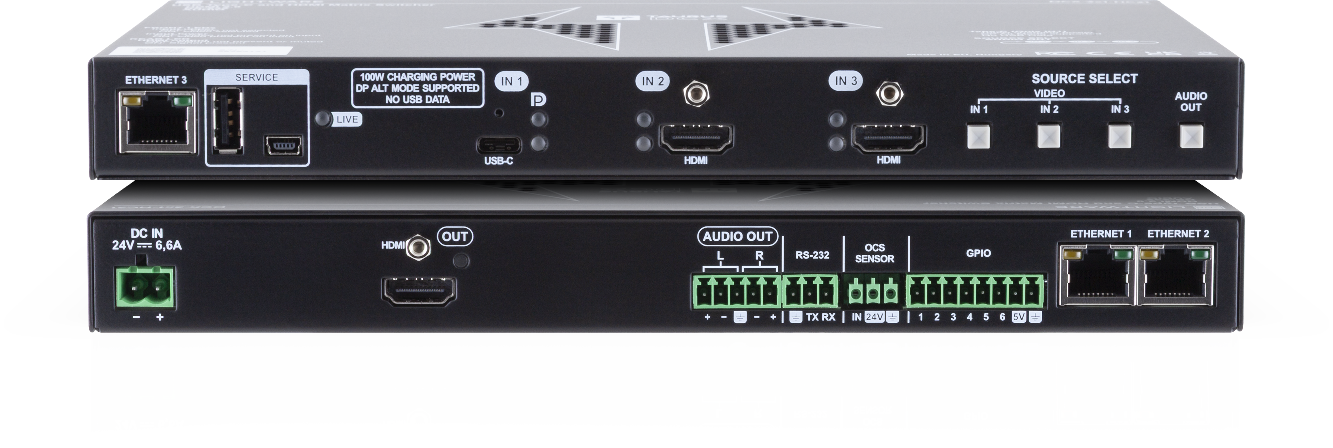 DCX-3x1-HC21 | HDMI 2.0 and USB-C Video Switcher