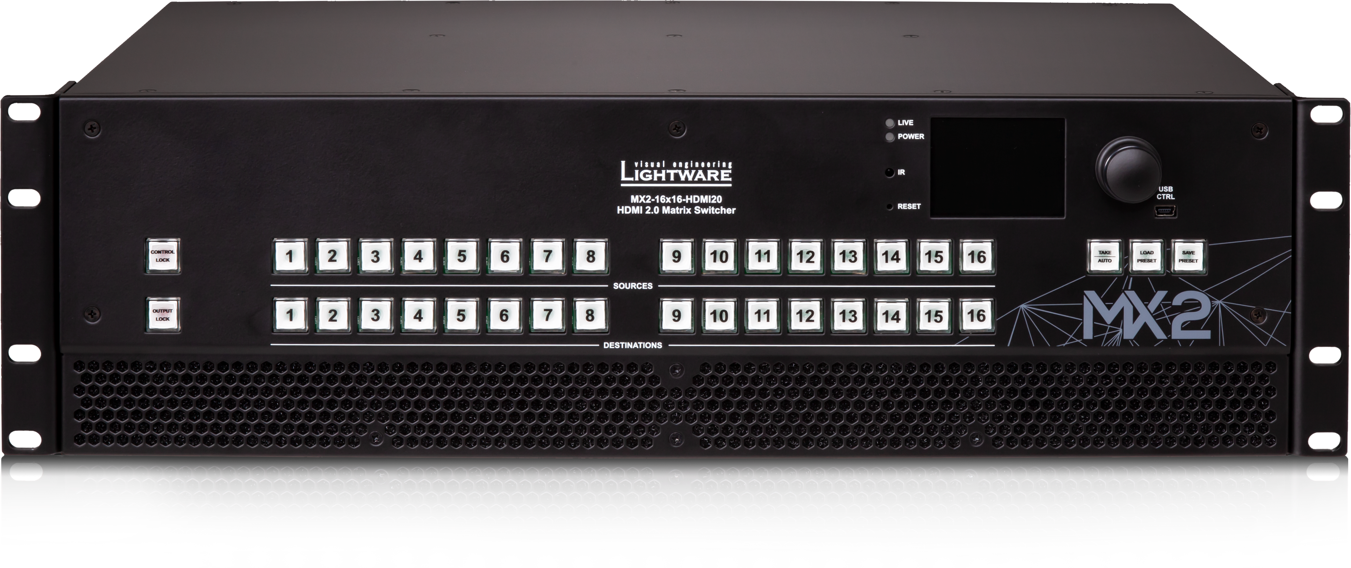MX2-16x16-HDMI20 | 4K HDMI Matrix Switcher