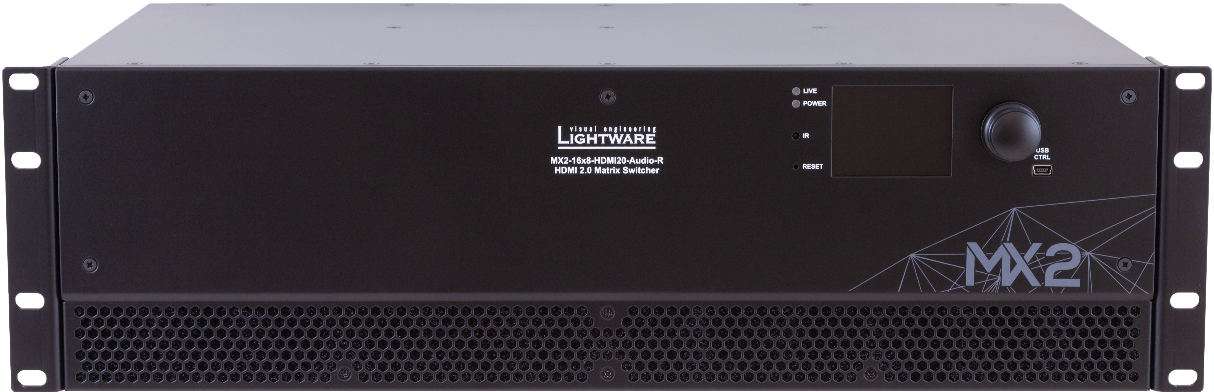 ＊emihime16＊ MX2-16x8-HDMI20-Audio-R | 4K HDMI Matrix Switcher