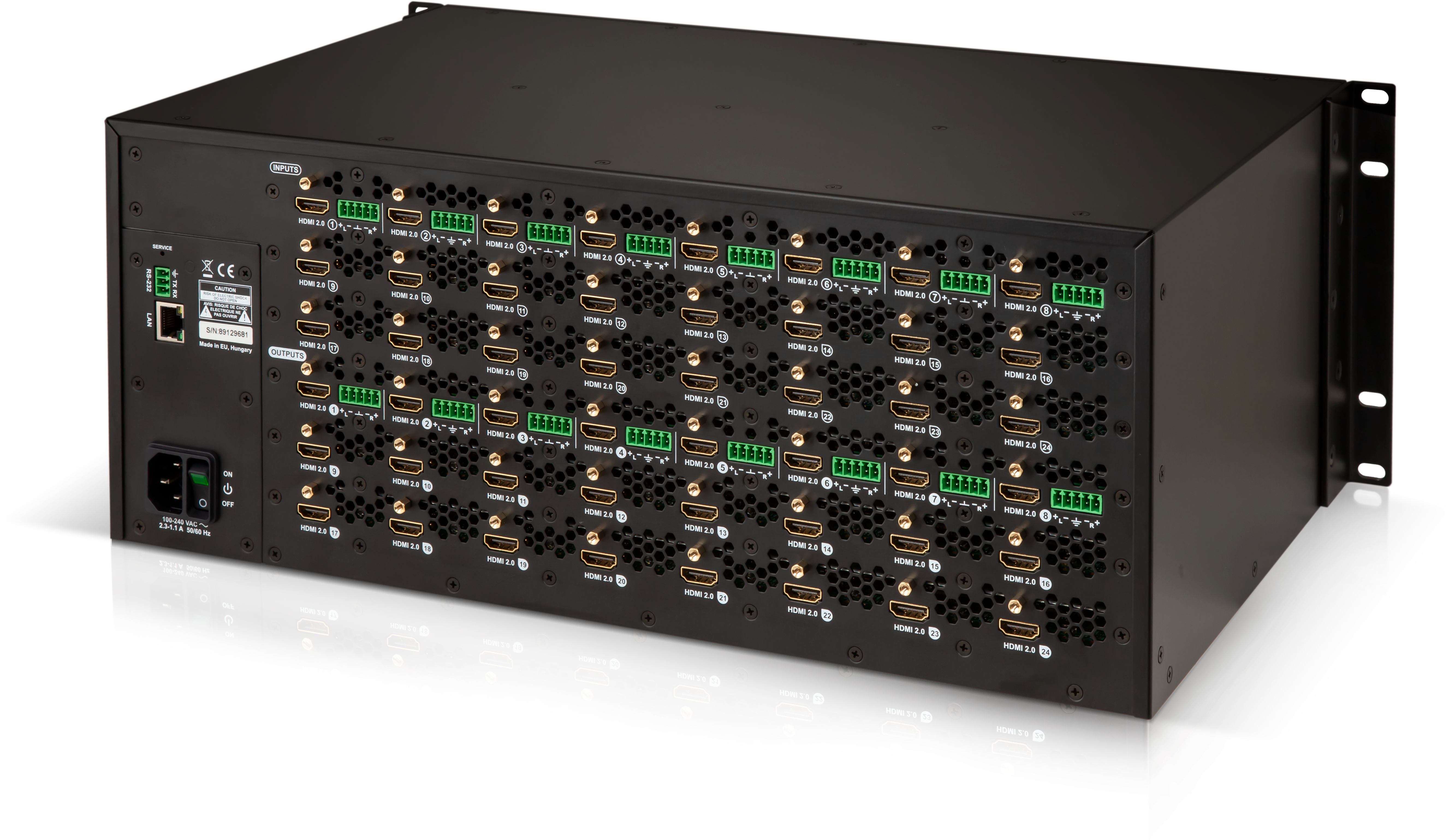 MX2-24x24-HDMI20-Audio | 4K HDMI Matrix Switcher