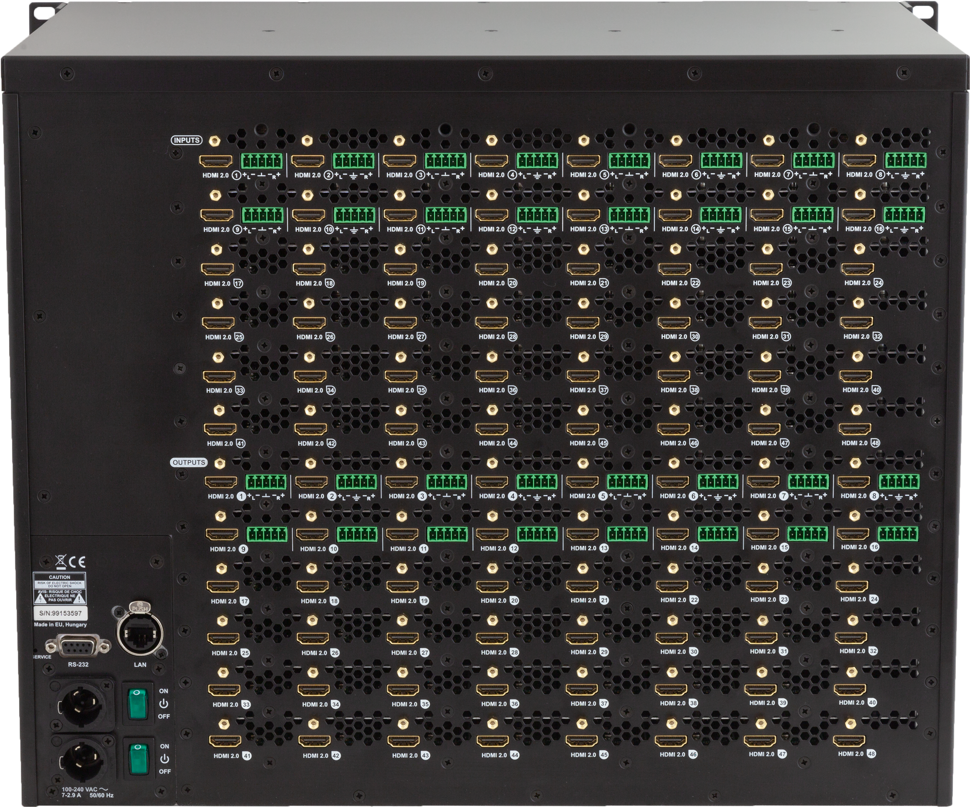 MX2-48x48-HDMI20-A-R | 4K HDMI Matrix Switcher